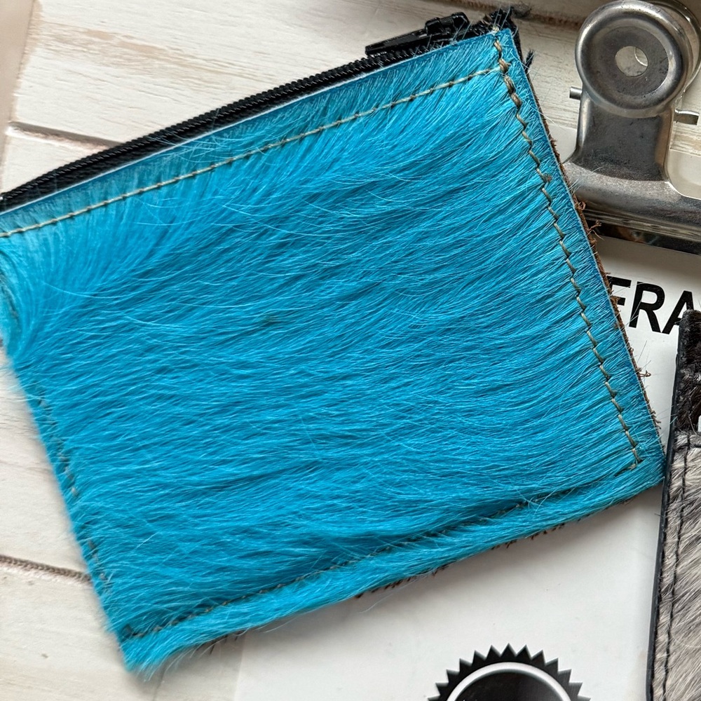 MYRA Bag Signature Leather Card Holder Set - Blue, Brown, Black